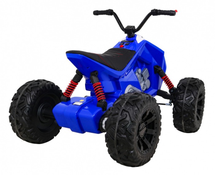 Quad Lucky Seven na akumulator Niebieski + Koła EVA + Wolny Start + LED + MP3 USB-8 7676 