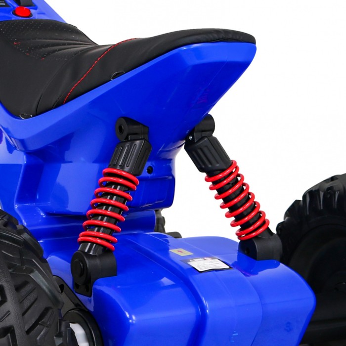 Quad Lucky Seven na akumulator Niebieski + Koła EVA + Wolny Start + LED + MP3 USB-11 7676 