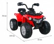 Pojazd Quad Madman Czerwony-2 7678 