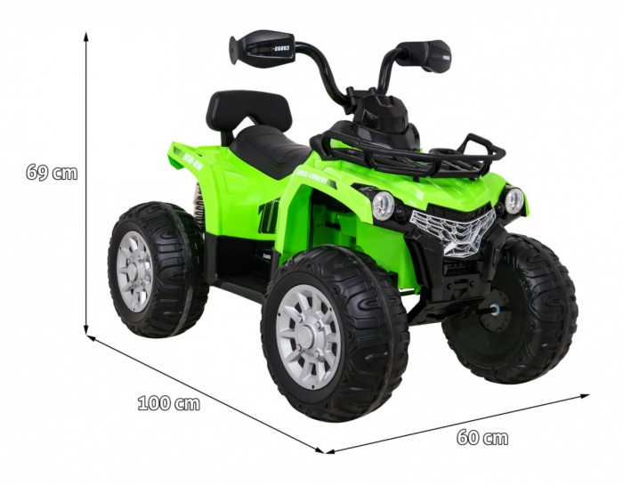 Pojazd Quad Madman Zielony-2 7679 