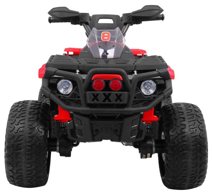 Quad Maverick 4x4 Elektryczny Pojazd dla dzieci Czerwony + Koła EVA + Panel audio + LED-2 7680 