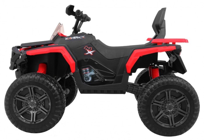 Quad Maverick 4x4 Elektryczny Pojazd dla dzieci Czerwony + Koła EVA + Panel audio + LED-5 7680 