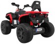 Quad Maverick 4x4 Elektryczny Pojazd dla dzieci Czerwony + Koła EVA + Panel audio + LED-6 7680 