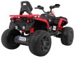 Quad Maverick 4x4 Elektryczny Pojazd dla dzieci Czerwony + Koła EVA + Panel audio + LED-9 7680 
