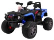 Quad Maverick 4x4 Elektryczny Pojazd dla dzieci Niebieski + Koła EVA + Panel audio + LED-1 7681 