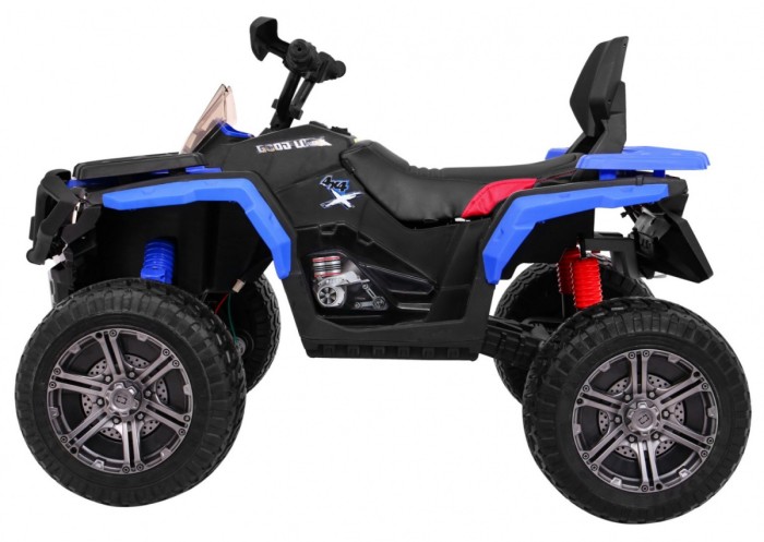 Quad Maverick 4x4 Elektryczny Pojazd dla dzieci Niebieski + Koła EVA + Panel audio + LED-4 7681 