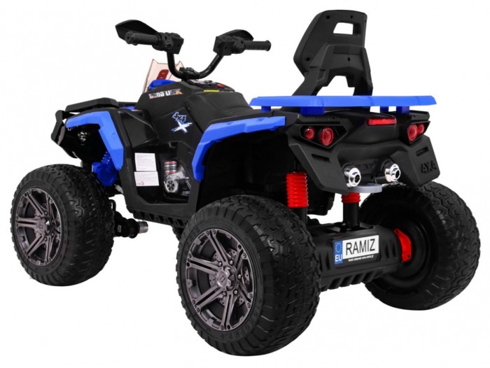 Quad Maverick 4x4 Elektryczny Pojazd dla dzieci Niebieski + Koła EVA + Panel audio + LED-5 7681 