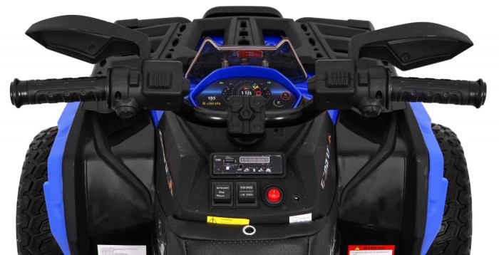 Quad Maverick 4x4 Elektryczny Pojazd dla dzieci Niebieski + Koła EVA + Panel audio + LED-6 7681 