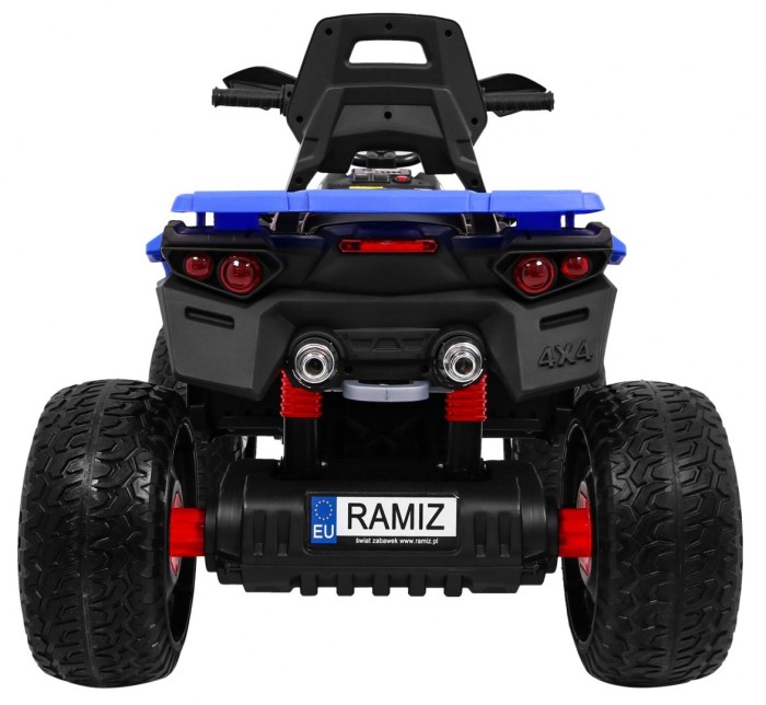 Quad Maverick 4x4 Elektryczny Pojazd dla dzieci Niebieski + Koła EVA + Panel audio + LED-8 7681 
