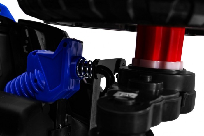 Quad Maverick 4x4 Elektryczny Pojazd dla dzieci Niebieski + Koła EVA + Panel audio + LED-11 7681 