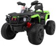 Quad Maverick 4x4 Elektryczny Pojazd dla dzieci Zielony + Koła EVA + Panel audio + LED-1 7682 