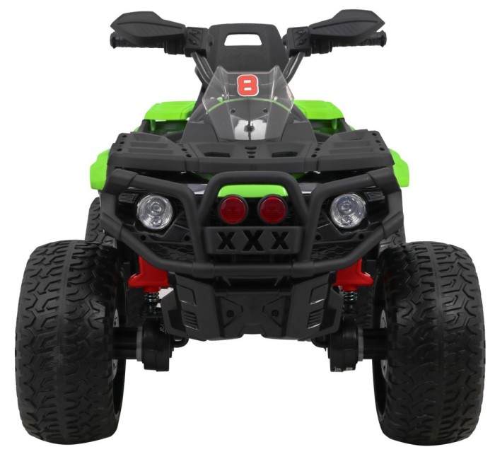 Quad Maverick 4x4 Elektryczny Pojazd dla dzieci Zielony + Koła EVA + Panel audio + LED-2 7682 