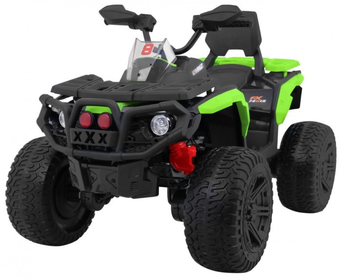 Quad Maverick 4x4 Elektryczny Pojazd dla dzieci Zielony + Koła EVA + Panel audio + LED-5 7682 