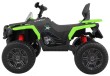 Quad Maverick 4x4 Elektryczny Pojazd dla dzieci Zielony + Koła EVA + Panel audio + LED-6 7682 