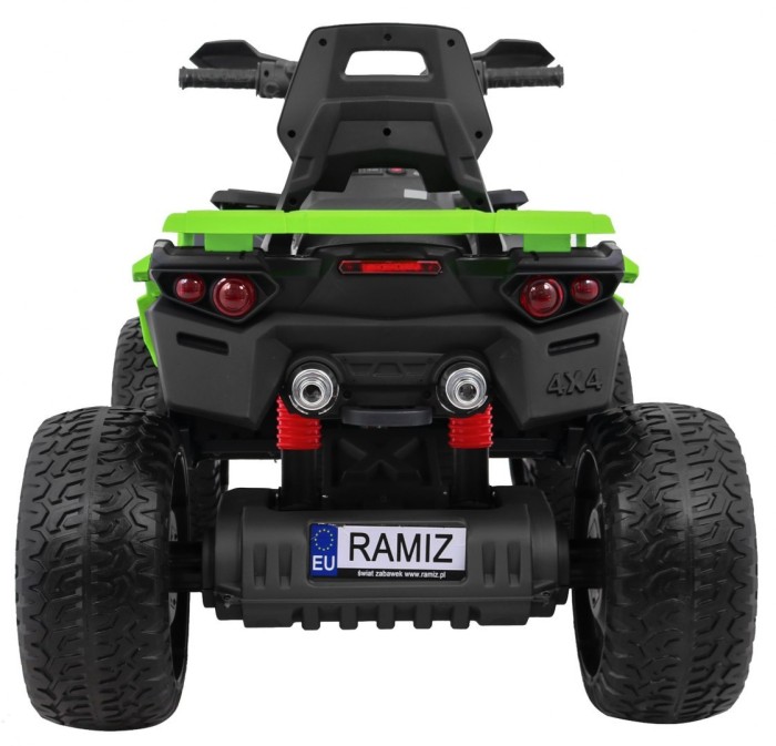 Quad Maverick 4x4 Elektryczny Pojazd dla dzieci Zielony + Koła EVA + Panel audio + LED-8 7682 