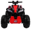 Quad na akumulator Sport Run dla dzieci Czarny + Napęd 4x4 + LED + Radio MP3-7 7683 