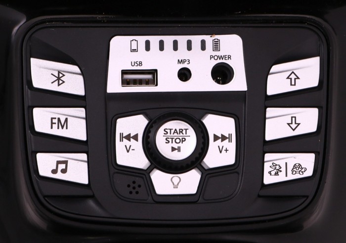 Quad na akumulator Sport Run dla dzieci Czarny + Napęd 4x4 + LED + Radio MP3-10 7683 