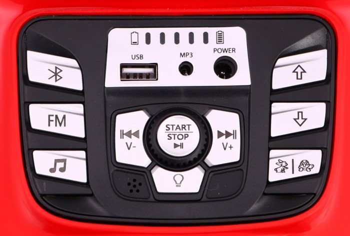 Quad na akumulator Sport Run dla dzieci Czerwony + Napęd 4x4 + LED + Radio MP3-5 7684 