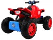 Quad na akumulator Sport Run dla dzieci Czerwony + Napęd 4x4 + LED + Radio MP3-7 7684 
