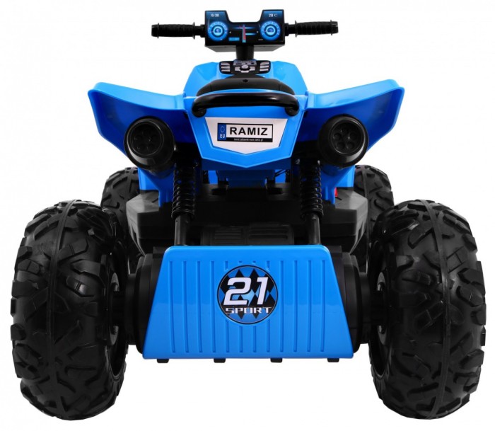 Quad na akumulator Sport Run dla dzieci Niebieski + Napęd 4x4 + LED + Radio MP3-4 7685 