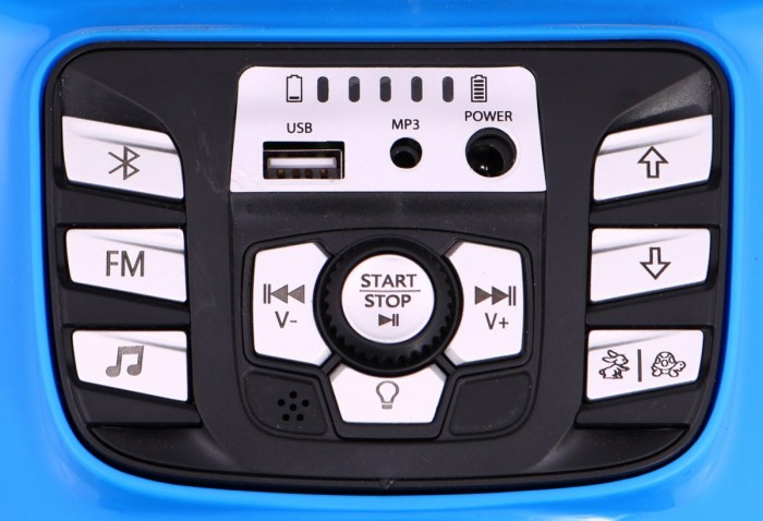 Quad na akumulator Sport Run dla dzieci Niebieski + Napęd 4x4 + LED + Radio MP3-5 7685 