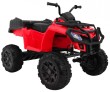 Quad XL ATV na akumulator dla dzieci Czerwony + Napęd 4x4 + Bagażnik + Wolny Start + EVA + Audio LED-5 7692 