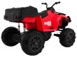 Quad XL ATV na akumulator dla dzieci Czerwony + Napęd 4x4 + Bagażnik + Wolny Start + EVA + Audio LED-6 7692 