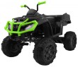 Quad XL ATV 2,4GHz na akumulator dla dzieci Czarno-Zielony + Pilot + Napęd 4x4 + Bagażnik + Wolny Start + EVA + Audio LED-1 7693 