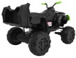 Quad XL ATV 2,4GHz na akumulator dla dzieci Czarno-Zielony + Pilot + Napęd 4x4 + Bagażnik + Wolny Start + EVA + Audio LED-8 7693 