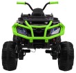 Quad XL ATV 2,4GHz na akumulator dla dzieci Czarno-Zielony + Pilot + Napęd 4x4 + Bagażnik + Wolny Start + EVA + Audio LED-11 7693 