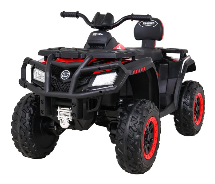 Quad XT-Speed dla dzieci Czerwony + Napęd 4x4 + EVA + Wolny Start + Radio MP3 + LED-2 7695 