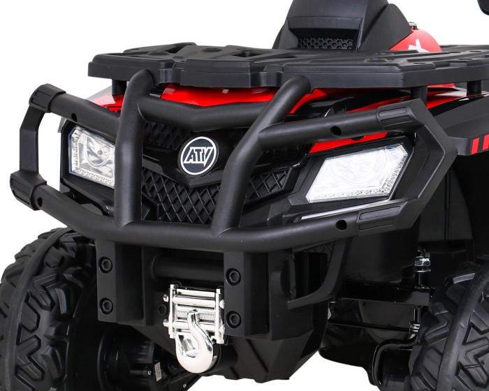 Quad XT-Speed dla dzieci Czerwony + Napęd 4x4 + EVA + Wolny Start + Radio MP3 + LED-3 7695 