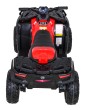 Quad XT-Speed dla dzieci Czerwony + Napęd 4x4 + EVA + Wolny Start + Radio MP3 + LED-8 7695 