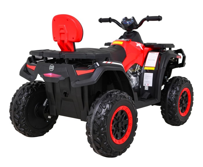 Quad XT-Speed dla dzieci Czerwony + Napęd 4x4 + EVA + Wolny Start + Radio MP3 + LED-10 7695 