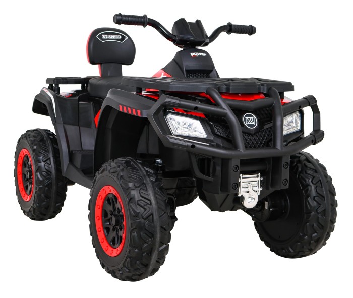 Quad XT-Speed dla dzieci Czerwony + Napęd 4x4 + EVA + Wolny Start + Radio MP3 + LED-11 7695 