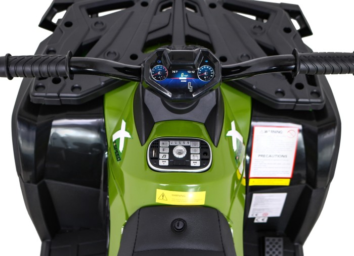 Quad XT-Speed dla dzieci Zielony + Napęd 4x4 + EVA + Wolny Start + Radio MP3 + LED-10 7698 