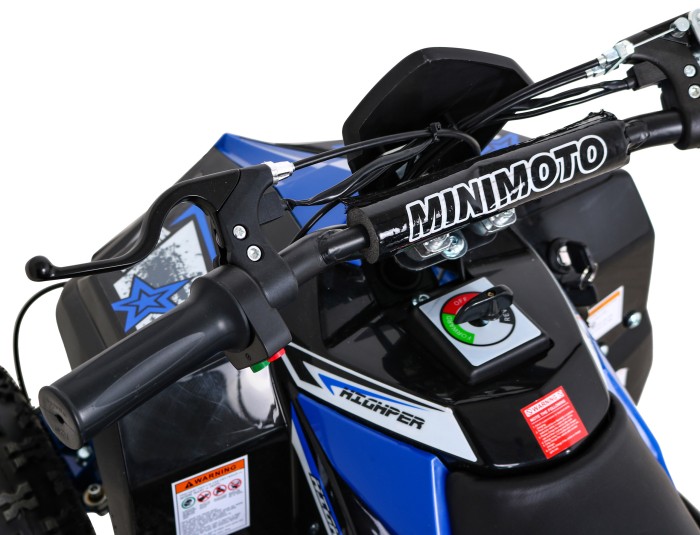 Quad HIPERFECT na akumulator Niebieski 35km/h + Silnik 1000W + Koła pompowane + Regulacja siedzenia-7 7700 