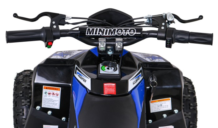 Quad HIPERFECT na akumulator Niebieski 35km/h + Silnik 1000W + Koła pompowane + Regulacja siedzenia-16 7700 