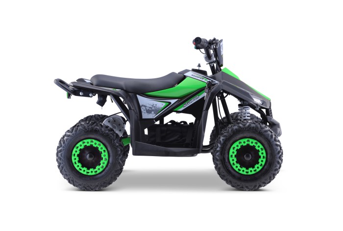 Quad HIPERFECT na akumulator Zielony 35km/h + Silnik 1000W + Koła pompowane + Regulacja siedzenia-4 7701 