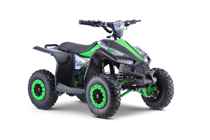 Quad HIPERFECT na akumulator Zielony 35km/h + Silnik 1000W + Koła pompowane + Regulacja siedzenia-5 7701 