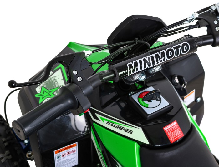 Quad HIPERFECT na akumulator Zielony 35km/h + Silnik 1000W + Koła pompowane + Regulacja siedzenia-7 7701 