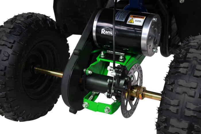 Quad HIPERFECT na akumulator Zielony 35km/h + Silnik 1000W + Koła pompowane + Regulacja siedzenia-8 7701 