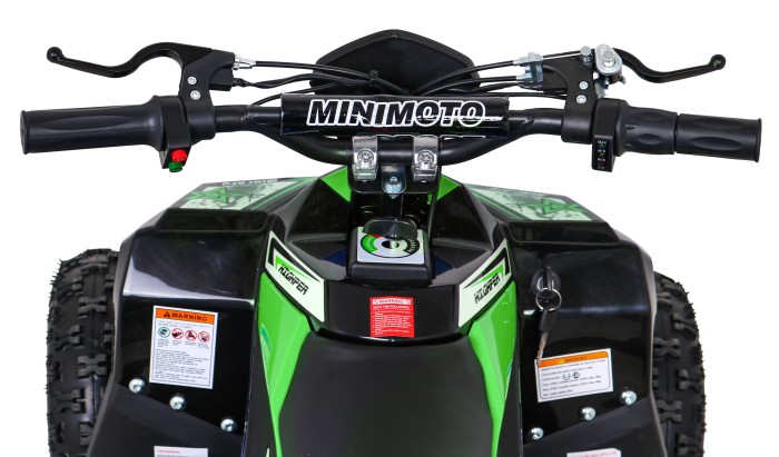 Quad HIPERFECT na akumulator Zielony 35km/h + Silnik 1000W + Koła pompowane + Regulacja siedzenia-16 7701 