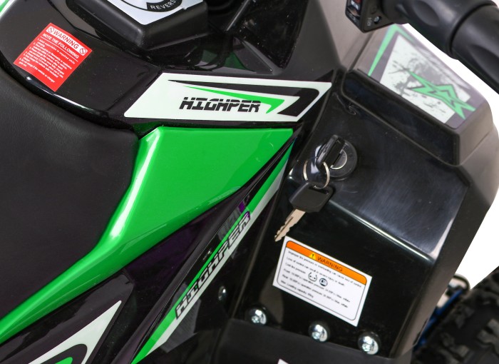 Quad HIPERFECT na akumulator Zielony 35km/h + Silnik 1000W + Koła pompowane + Regulacja siedzenia-17 7701 