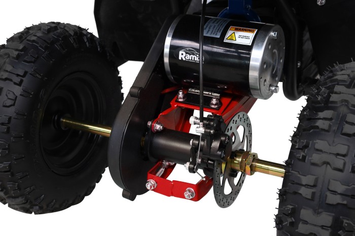 Quad HIPERFECT na akumulator Czerwony 35km/h + Silnik 1000W + Koła pompowane + Regulacja siedzenia-8 7702 