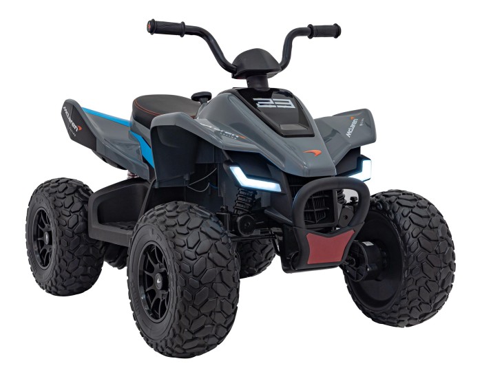 Quad McLaren Racing MCL 35 dla dzieci Szary + Pilot + Wolny Start + EVA + Audio LED-4 7705 