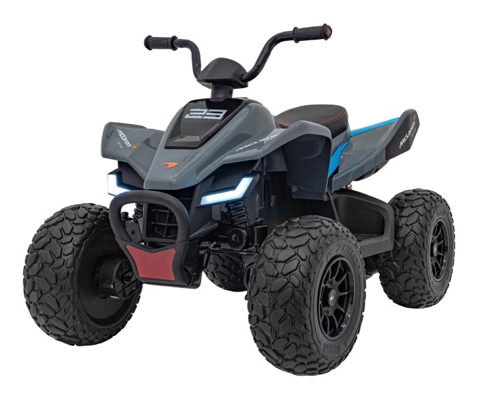 Quad McLaren Racing MCL 35 dla dzieci Szary + Pilot + Wolny Start + EVA + Audio LED-5 7705 