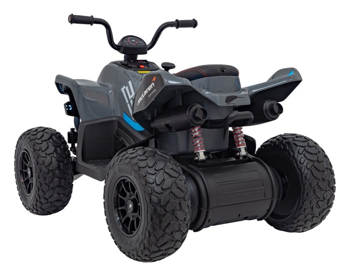 Quad McLaren Racing MCL 35 dla dzieci Szary + Pilot + Wolny Start + EVA + Audio LED-7 7705 