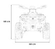 Quad Can Am Outlander ATV z Pilotem Niebieski-25 7715 