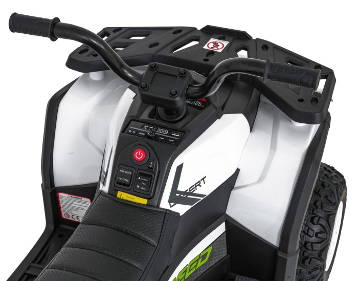 Pojazd Quad ATV Robust 01 Biały-14 7717 